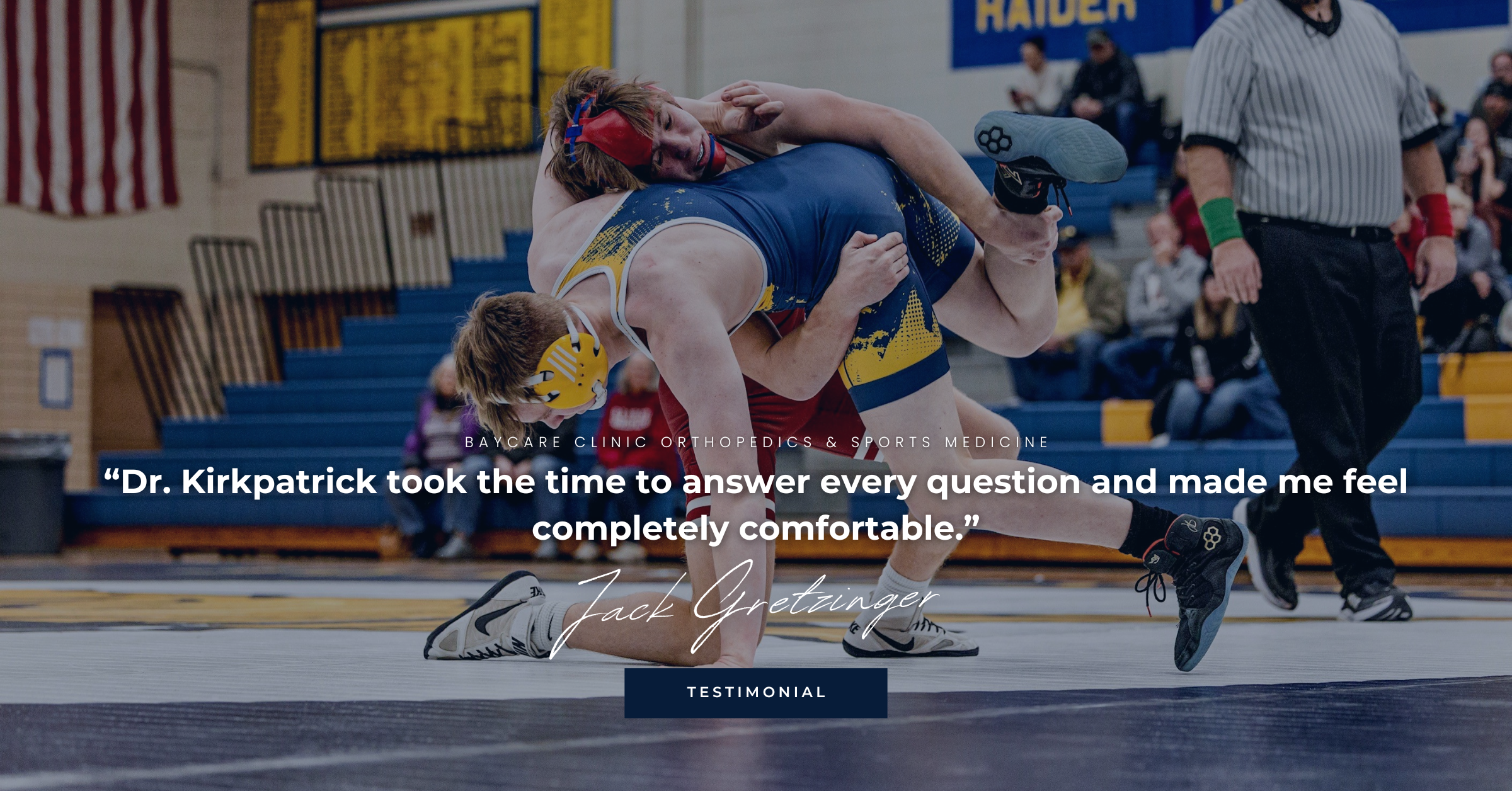 A Quick Return to the Sport He Loves: Jack Gretzinger's Recovery with Dr. Andrew Kirkpatrick
