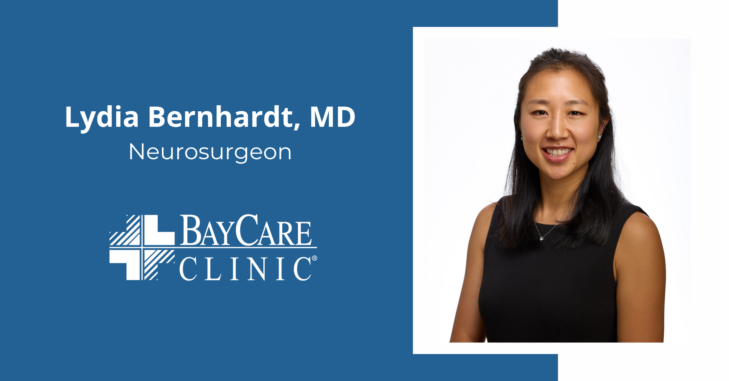 New neurological surgeon Lydia J. Bernhardt, MD